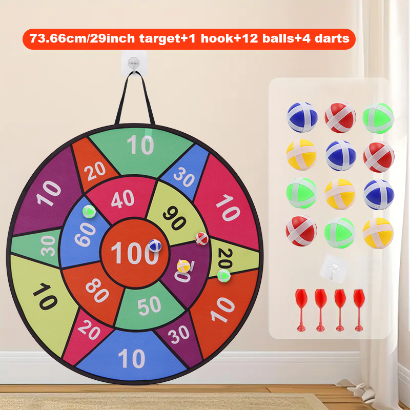 Party Games Indoor For 6 12 Year Olds - Дартс с липкими шариками - 12