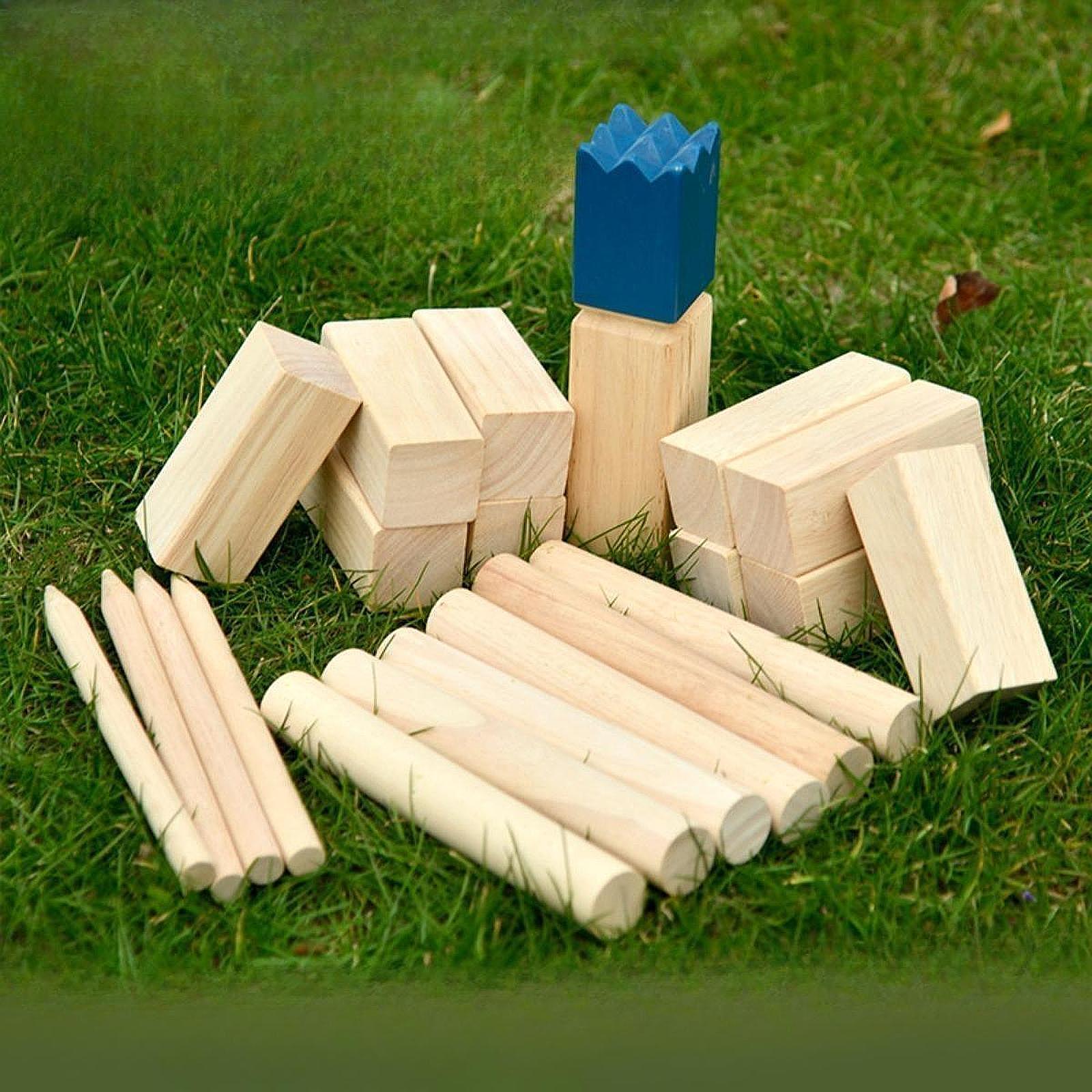 Kubb Game Yard - Премиальный деревянный набор для игры Кубб