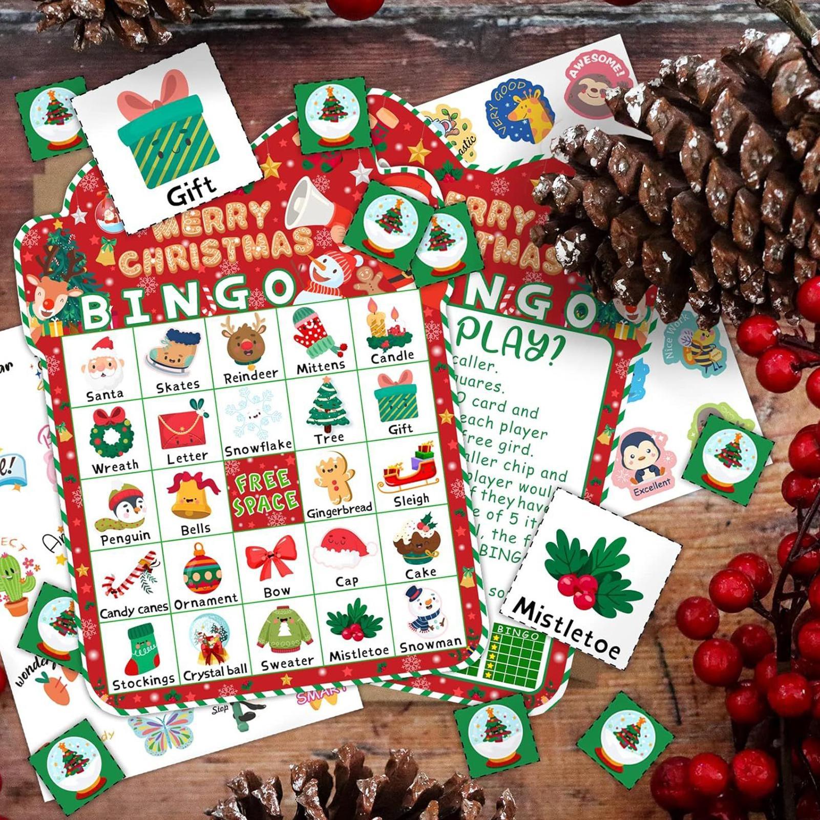 Рождественские карты в виде би – обзор и цена Party Games Bingo